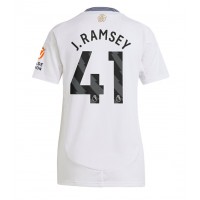 Camiseta Aston Villa Jacob Ramsey #41 Segunda Equipación Replica 2024-25 para mujer mangas cortas